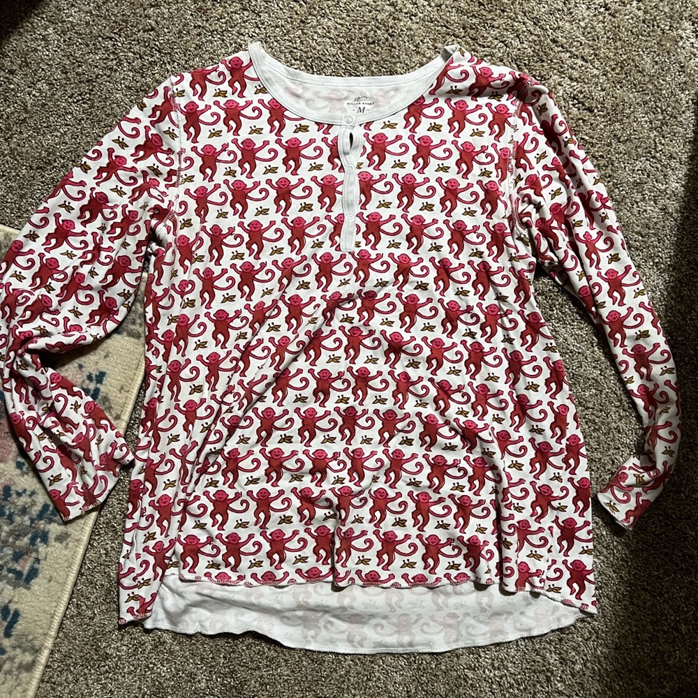 Pink Roller Rabbit Monkey Henley!!